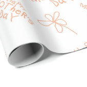 Gelukkige Moederdag Cadeaupapier (Rol Hoek)