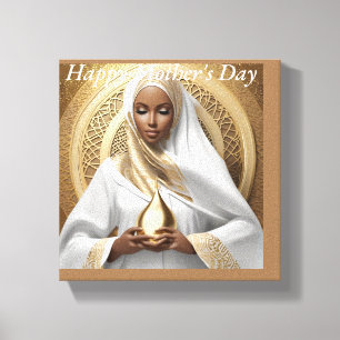 Gelukkige Moederdag Canvasprint Canvas Afdruk
