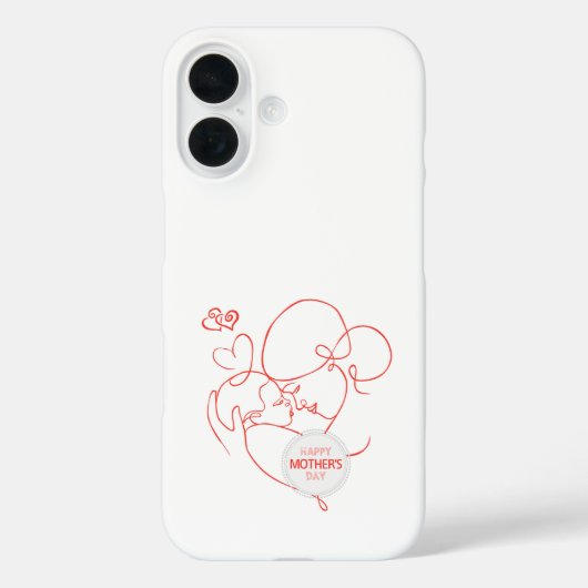 Gelukkige Moederdag Case-Mate iPhone Case (Achterkant)