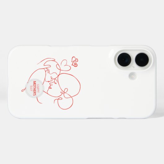 Gelukkige Moederdag Case-Mate iPhone Case (Achterkant (horizontaal))
