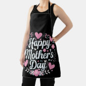 Gelukkige Moederdag Cute Floral Moeder Oma Schort (Insitu)