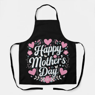 Gelukkige Moederdag Cute Floral Moeder Oma Schort