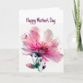 Gelukkige Moederdag Dank & houdt u uniek Kaart (Voorkant)