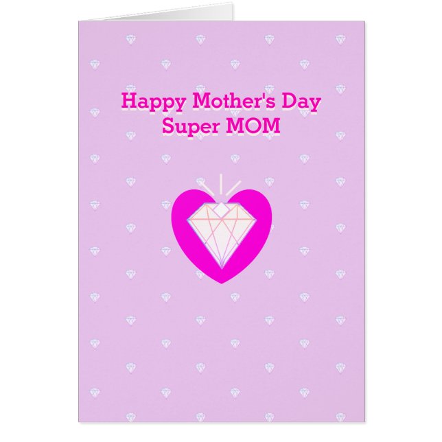 Gelukkige Moederdag Diamant (Voorkant)