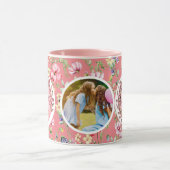 Gelukkige Moederdag Elegante Moderne Foto Mok (Midden)