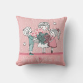 Gelukkige Moederdag en kinderen Kussen (Voorkant)