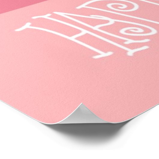 Gelukkige Moederdag en kinderen Poster (Hoek)