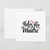 Gelukkige Moederdag Feestdagenkaart (Voorkant / Achterkant)