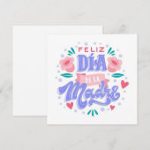 Gelukkige Moederdag Feestdagenkaart (Voorkant / Achterkant)