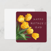 Gelukkige Moederdag Feestdagenkaart (Voorkant / Achterkant)
