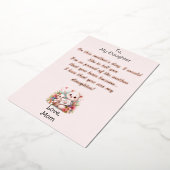 Gelukkige Moederdag Folie Feestdagenkaart (Gedraaid)