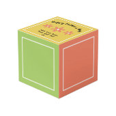 Gelukkige Moederdag Gepersonaliseerde Multifoto Kubus (Voorkant hoekig)