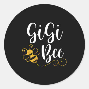 Gelukkige Moederdag gigi bee familie bijpassende c Ronde Sticker