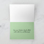 Gelukkige Moederdag Gods zegeningen Eendjes Kaart (Binnen)