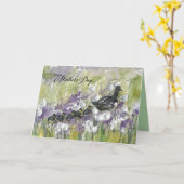 Gelukkige Moederdag Gods zegeningen Eendjes Kaart (Gele Bloem)