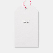 Gelukkige Moederdag. Goud eenvoudige script kallig Cadeaulabel (Achterkant)