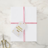 Gelukkige Moederdag. Goud eenvoudige script kallig Cadeaulabel (Met Touw)