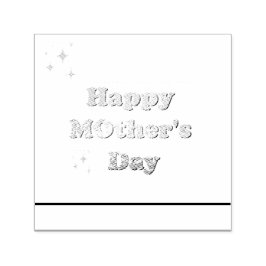 Gelukkige Moederdag. Gouden eenvoudige script kall Zelfinktende Stempel