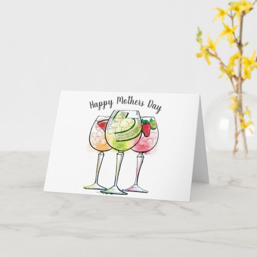 Gelukkige Moederdag Grappige Kaart (Gele Bloem)