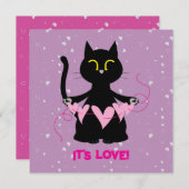 Gelukkige Moederdag - Grappige Kat Kaart (Voorkant / Achterkant)