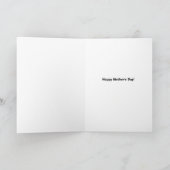 Gelukkige Moederdag Grappige Oude Kat Met Grijs Ha Feestdagen Kaart (Binnen)