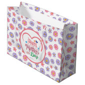 Gelukkige Moederdag Groot Cadeauzakje (Voorkant Gekanteld)
