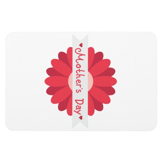 Gelukkige Moederdag Handgeschreven Lettering Gift Magneet (Horizontaal)