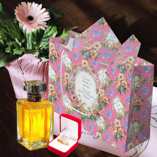 Gelukkige Moederdag in Roze Groot Cadeauzakje