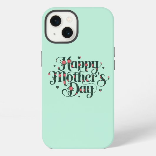 Gelukkige Moederdag iPhone Hoesje (Achterkant)