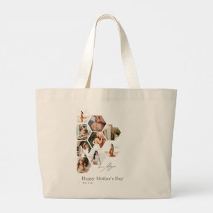 Gelukkige Moederdag Jumbo Tote Grote Tote Bag