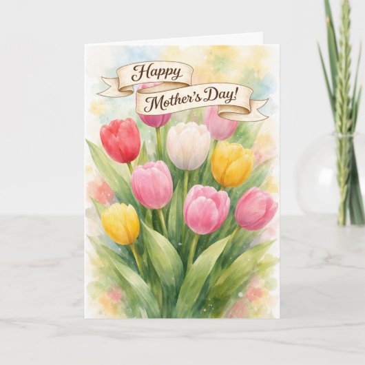 Gelukkige Moederdag  Kaart (Voorkant)