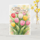 Gelukkige Moederdag  Kaart (Gele Bloem)