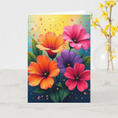Gelukkige Moederdag Kaart (Gele Bloem)