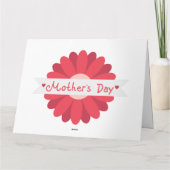Gelukkige Moederdag Kaart (Achterkant)