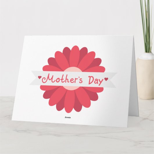 Gelukkige Moederdag Kaart (Achterkant)