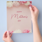 Gelukkige Moederdag Kaart, Bloemen Moederdag Kaart (Hand)