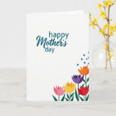 Gelukkige Moederdag Kaart met Uitzicht (Gele Bloem)