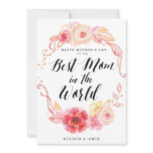 Gelukkige Moederdag Kaarten Voor Beste Moeder Ter 