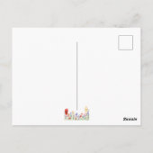 Gelukkige Moederdag Kleurrijke Wilde Bloementuin Briefkaart (Achterkant)