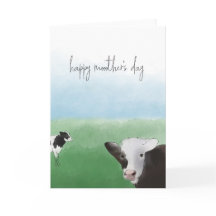 Gelukkige Moederdag Koe