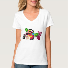 Gelukkige Moederdag konijnen en haas  T-shirt