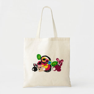 Gelukkige Moederdag konijnen en haas Tote Bag