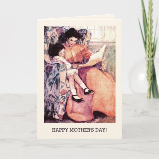 Gelukkige Moederdag  Kunst Aangepaste Kaart (Voorkant)