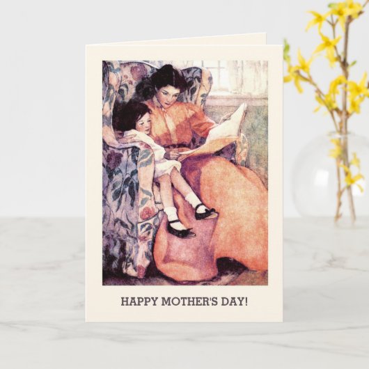 Gelukkige Moederdag  Kunst Aangepaste Kaart (Gele Bloem)