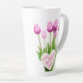 Gelukkige Moederdag Latte Mok (Rechterhoek)