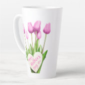 Gelukkige Moederdag Latte Mok (Linkerhoek)