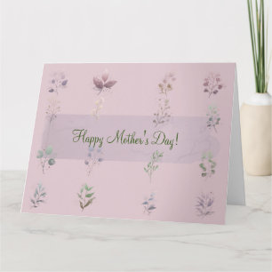 GELUKKIGE MOEDERDAG (LICHT MAUVE) KAART