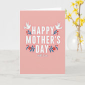 Gelukkige Moederdag Liefde Kaart (Gele Bloem)