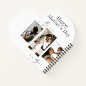 Gelukkige Moederdag Liefde Spiraal Notebook Notitieboek (Achterkant)