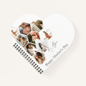 Gelukkige Moederdag Liefde Spiraal Notebook Notitieboek (Voorkant)